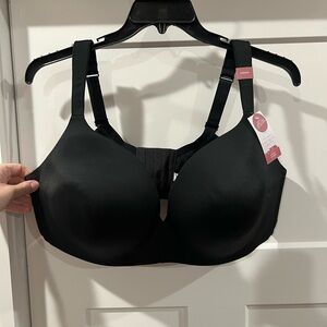 Cacique Black Full-Coverage Bra